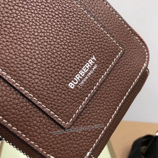 Burberry專門店新款粒紋皮革手機包保護套 巴寶莉手提袋 yxb1263